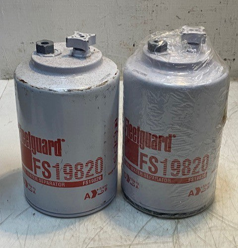 2 Quantity of Fleetguard FS19820 Fuel Water Separators (2 Quantity)