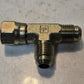 4 Quantity of Steel Flared Tube Swivel Run Tees | 3/8" OD | 17802 (4 Quantity)