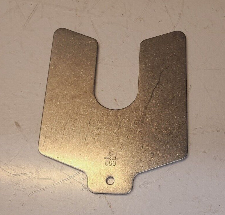 9 Qty of Precision Brand Stainless Slotted Shims 42450 | 3L835 | 4" x 4" (9 Qty)