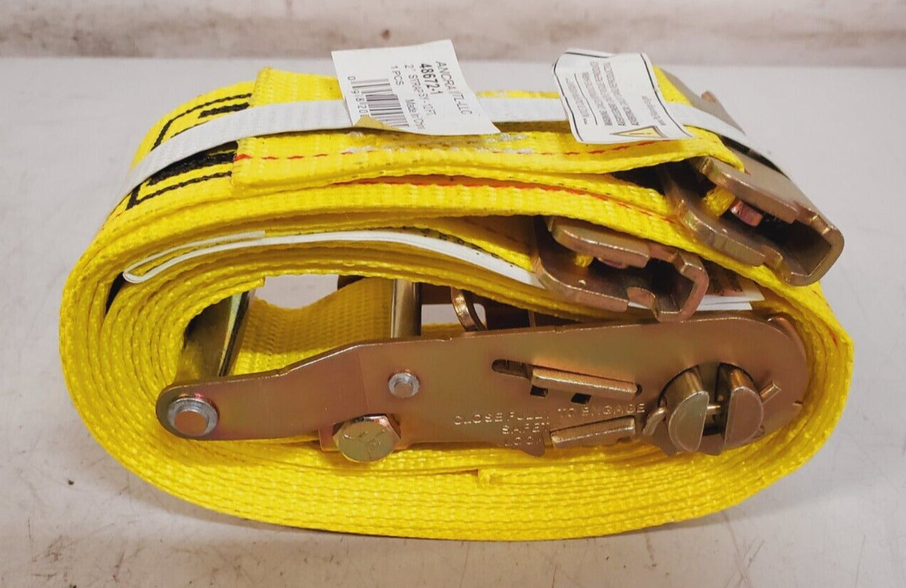 2 Quantity of Ancra 2" Ratchet Straps Assy 48672-13 | 12 Ft (2 Qty)