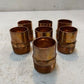 7 Qty of Copper Male Adapter Fittings 2-1/4" Tall 1-3/4" Wide 37mm ID (7 Qty)