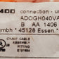 Ecomat 400 | 60m Length Cable EVT343 ADOGH040VAS0060E04 | 250V AC/300V DC 4A