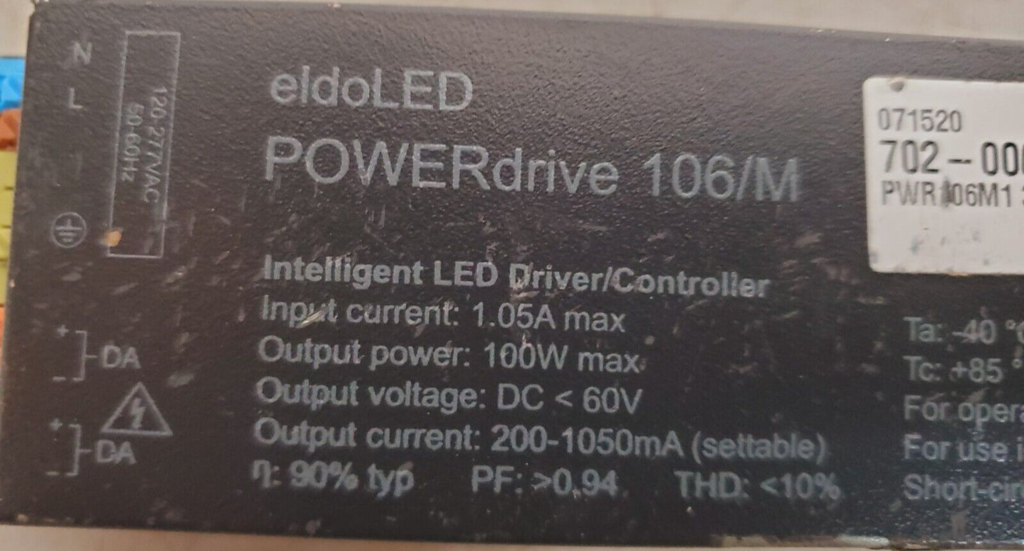 EldoLED Powerdrive 106/M Intelligent LED Driver/Controller PWR106M1 | 350MA LOG