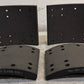 Set Of 4 Abex EL4709D-5165-2 Friction Drum Brake Shoe Lining Heavy Duty