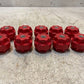 10 Qty of MBI Red 7-Point Star Insulators 8mm Bore 44mm OD 35mm Tall (10 Qty)