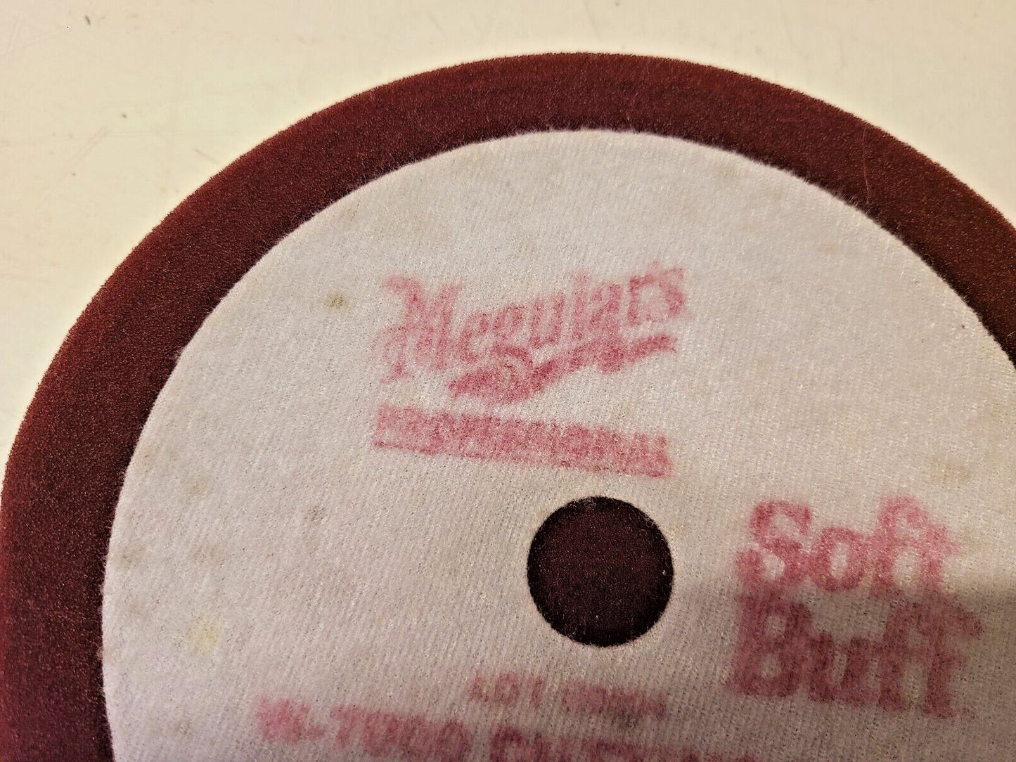 2 Qty. of Meguiar's Soft Buff 8" Red Velcro Foam Cutting Pads W-7000 (2 Qty)