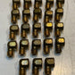 23 Qty of 90 Degree Female x Male Elbow Fittings 1-1/8" L 14mm Thread (23 Qty)