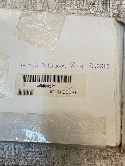 John Deere Piston Ring Kit No. 1 Groove R123163 (2) & No. 2 Groove R123168 (1)