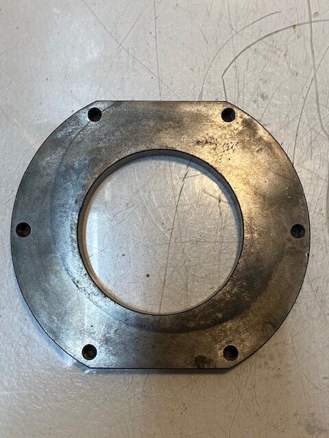 6-Hole Steel Flange 5392-11 | 7-3/16" L 6-7/16" W 101mm Bore 19mm Thick