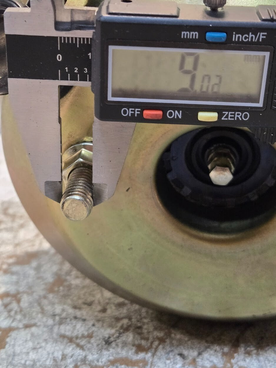 Brake Booster 8" Dual Diaphragm 6.75lbs 9.2mm Input Shaft