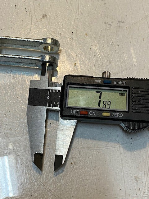 17 Quantity of BPC Clevis Yoke Ends 2-1/2" Long 3/4" Wide 8mm Pin Hole (17 Qty)