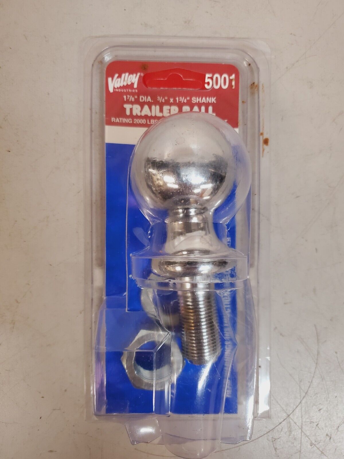 2 Qty. of Valley Mixed Trailer Hitch Balls 5001 & 5003 | 2000Lb & 3500Lb (2 Qty)