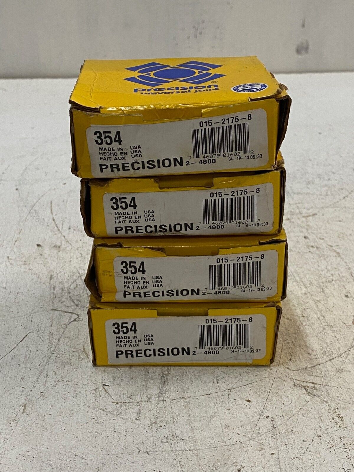 4 Qty of Precision Universal Joints 354 015-2175-8 (4 Quantity)