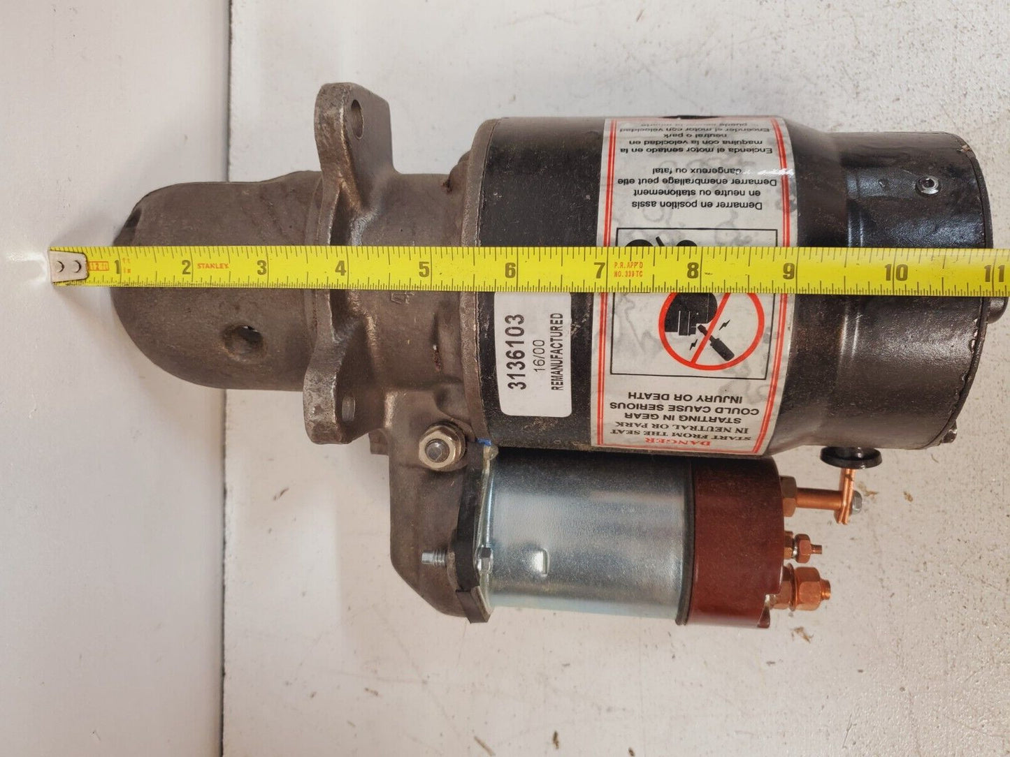 Starter Remanufactured 3136103 | 16/00