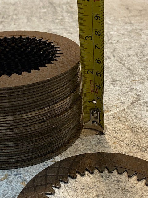 32 Quantity of Friction Clutch Disc Plates 4-1/4" Dia. 38-Teeth (32 Quantity)