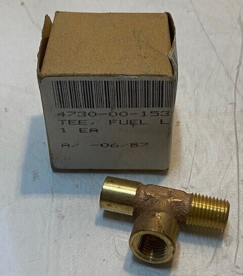 Pipe Elbow Fuel Tee Pipe to Tube Straight Adapter 4730-00-153-4643