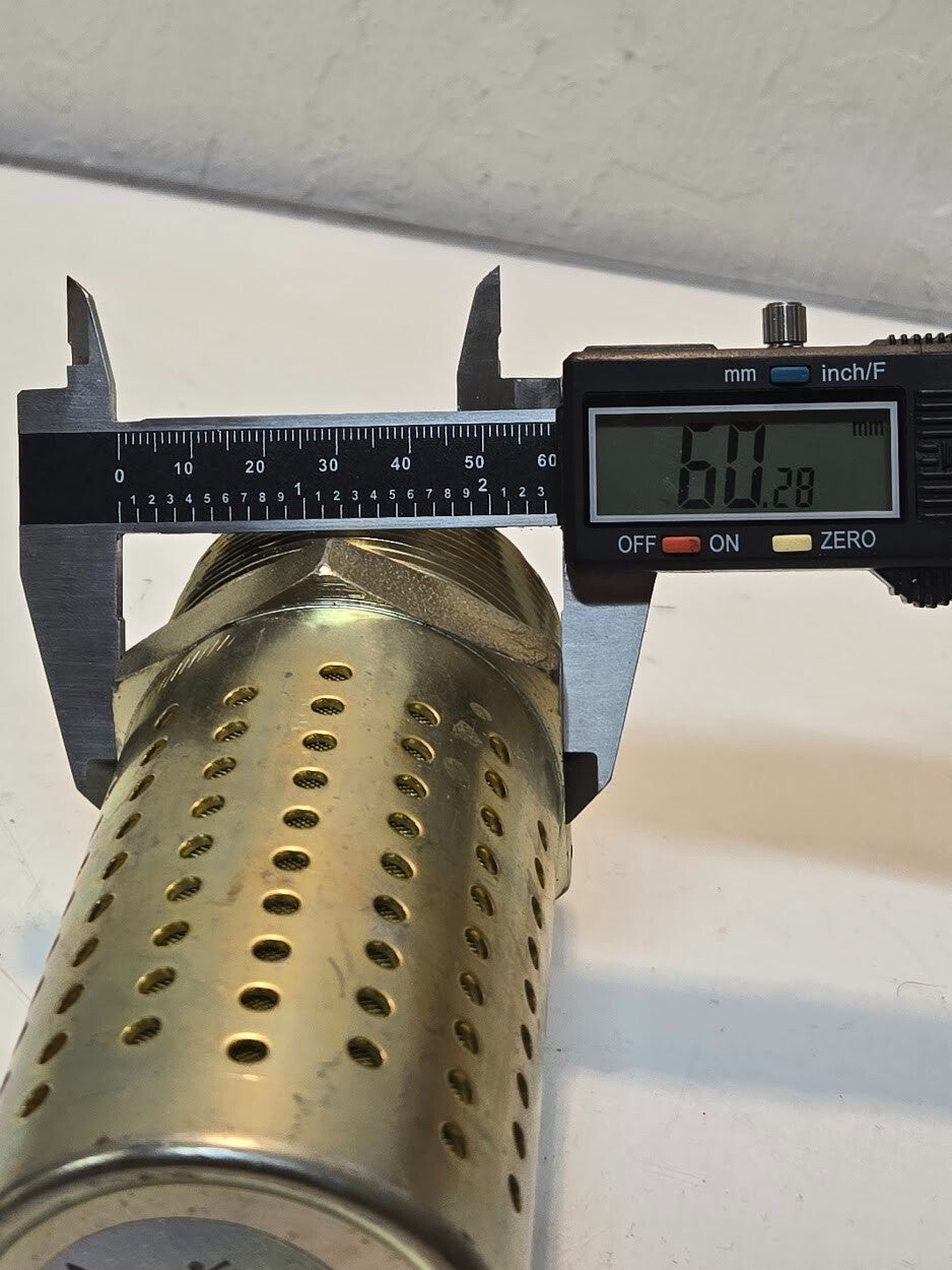 Alwitco Bantam Muffler B168 | 5.5" Long 2" MPT 60.3mm Hex 46.2mm ID