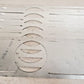 6 Qty. of Mounting Plates 6" Diameter Long Adjustable AMP600-L (6 Qty)