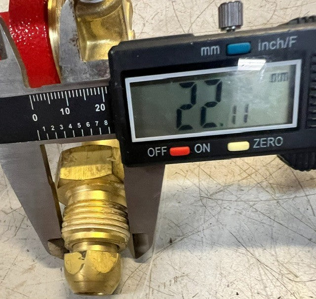 Misatu Single Stage Single Gauge Compressed Gas Pressure Regulator MLP-015D