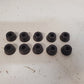 8 Packs of 10 Pieces each Bumper Pads for Furniture Black 21mmx12mm (80 Pieces)