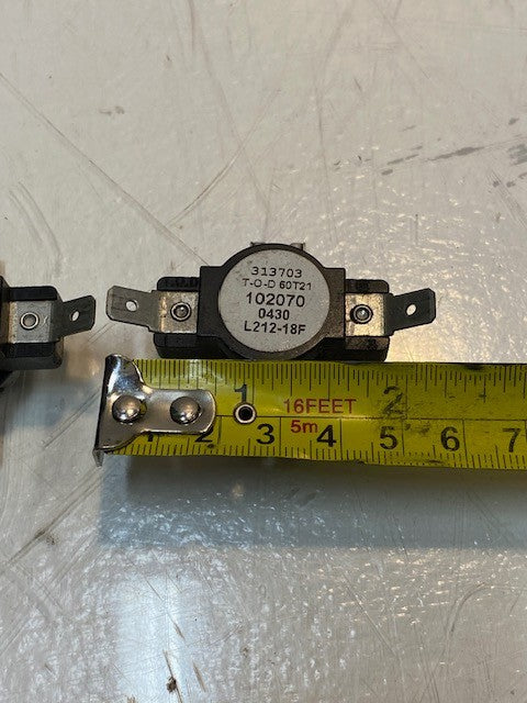 3 Quantity of T-O-D 60T21 for Speed Queen Dryer Thermostat 313703 (3 Quantity)