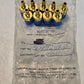 12 Quantity of Parker 4-4 T2HF-B 1/4" CPI Tube Fittings 1/4" Comp x Tube (9 Qty)