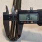 Transmission Input Shaft 8.5" Long | 6 Spline 25mm Shaft | 10 Spline 19mm Shaft