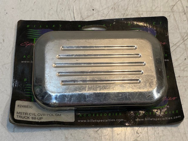 Billet Master Cylinder Cover 248830 Silver for POL GM Truck '88-UP