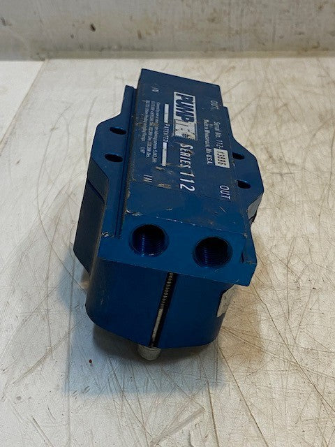 Pump Tec Pump Head Only Series 112 | 12T Series W0404-261 | 4-1/4" Ports Blue