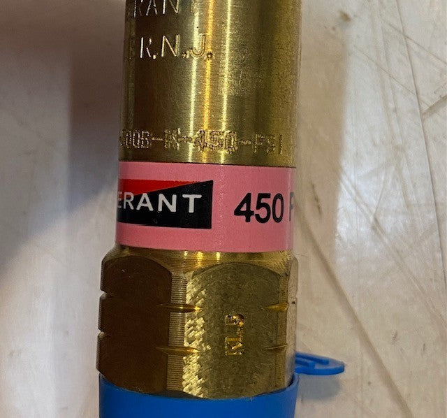 GENERANT CRV-500B-K-450-PSI CRYOGENIC PRESSURE RELIEF VALVE 450PSI 31.04 BAR