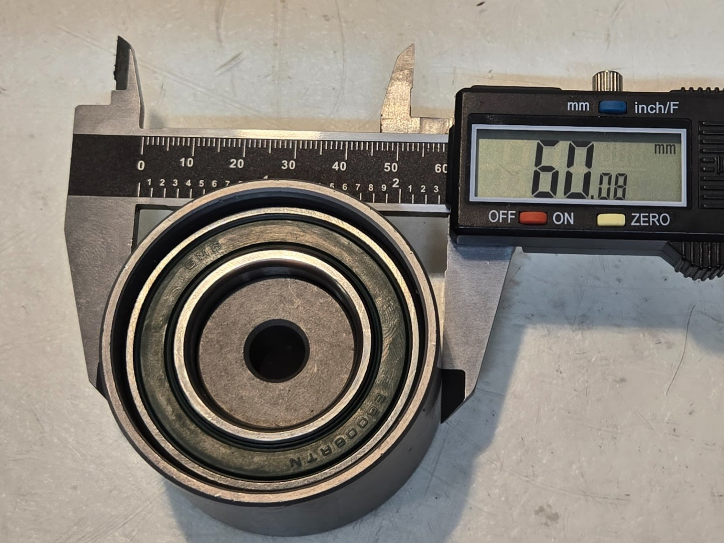 GMB Idler Pulley Bearing E6006RTN | 60.08 mm OD x 10.29 mm Bore x 35.97 mm Thick