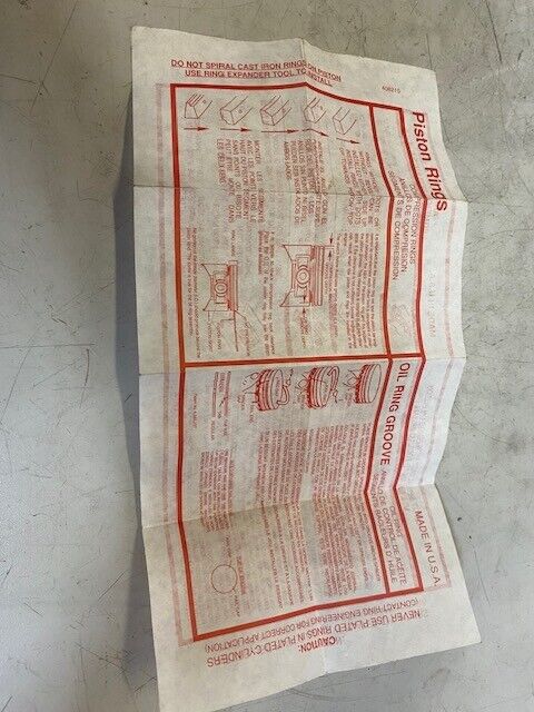 Hastings  2M683060 Cylinder Block Components - Engine Piston Ring  4.3 In Bore