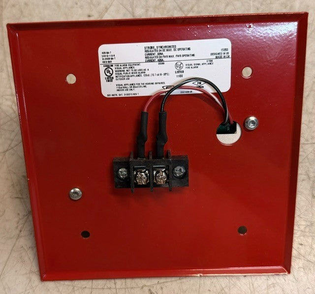 Edwards Signaling 405-8A-T Fire Alarm Strobe Light Notification Safety Appliance