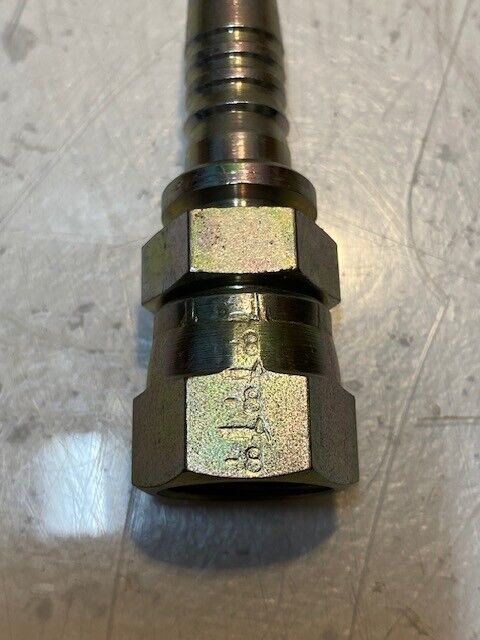 13 Quantity of Pneumatic A8 Tube to Hose Straight Hex Adapters 2-1/2" L 22mm OD