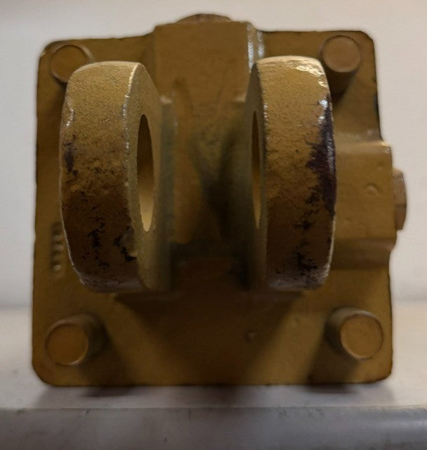 Yellow Double-Acting Hydraulic Cylinder 34086 Hydraulic Ram Industrial Equipment