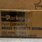 13 Quantity of Parker Brass Compression Fluid Connectors VS169CA-8-6 (13 Qty)