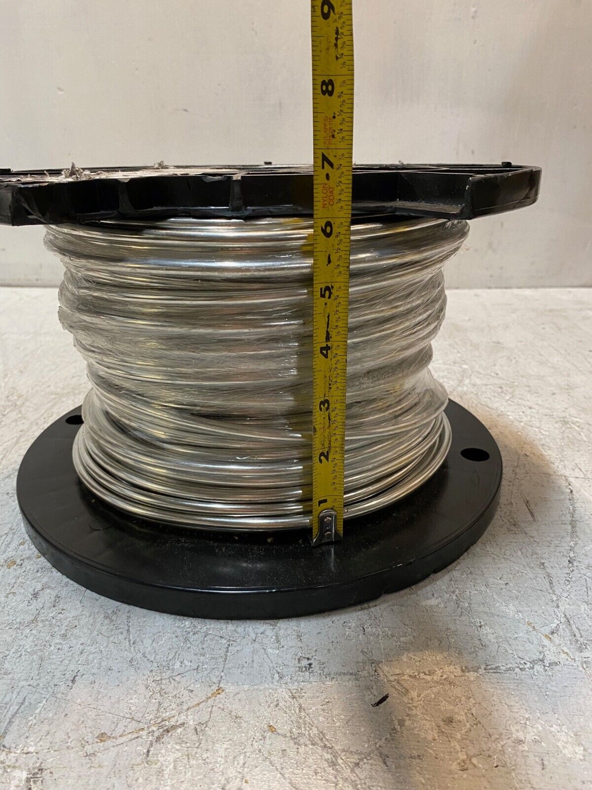 Service Wire Co Bare Copper Tinned Solid Soft Drawn 6.5mm Wire on Spool 9"x6"