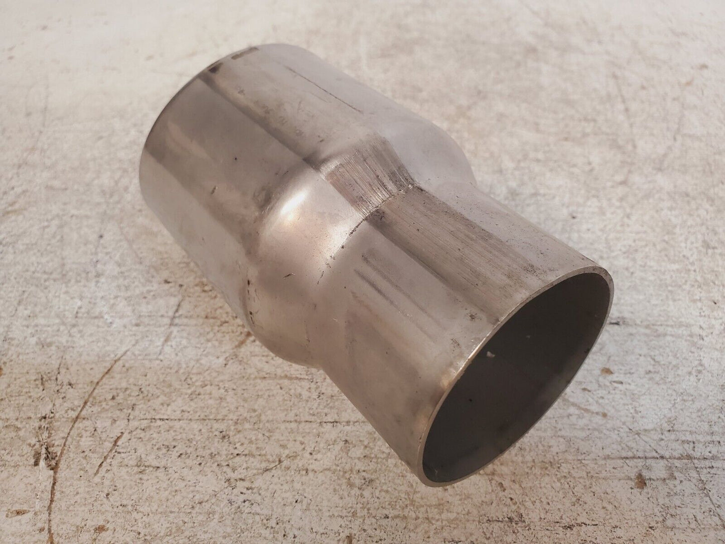 Stainless steel Round Exhaust Tip 2.5" Inlet x 6.5" Length