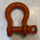 CM WLL 5T 16mm 5/8 Orange Screw Pin Anchor Shackle
