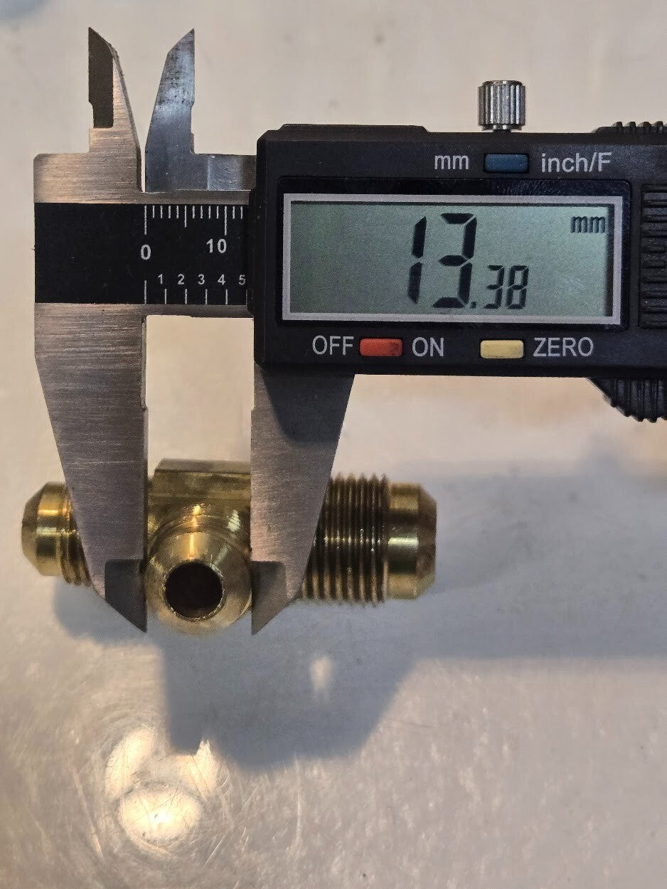 10 Quantity of BrassCraft 44-8-6-6 Flare Reducing Tees 1/2"x1/2"x3/8" (10 Qty)