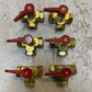 6 Quantity of Detroit T-Shaped Male Ball Valves 1BR/1BS 377 (6 Quantity)