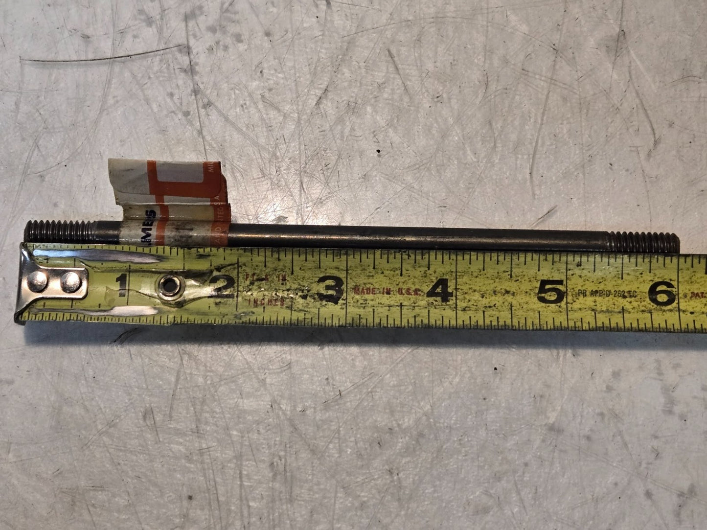 9 Quantity of Allis-Chalmers 4995|84| 1/4" x 6" Studs | 4820-494-1873 (9 Qty)