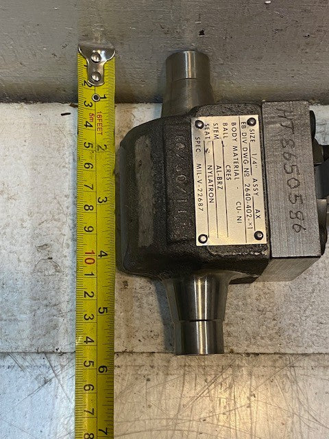 Electric Boat Ball Valve HT8650586 | 2640-402-X1 | MIL-V-22687