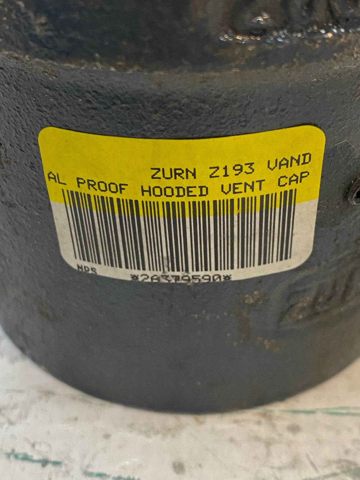 Z193 Vand Al Proof Hooded Vent Cap 2654-003