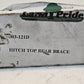 Land Pride Box Scraper Hitch Top Rear Brace 303-121D | 34" Long 2" Wide