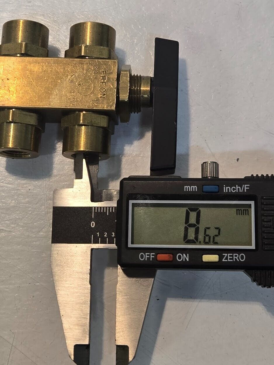 ABCO Kantleak 5 Port Stack Valve for Freon 134a | 12 500 502 22 404a 410A | 1/8"
