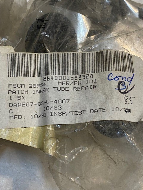 3 Bags of 100 Tire Inner Tube Repair Patches 1-5/8" (41mm) OD #101 (300 Total)