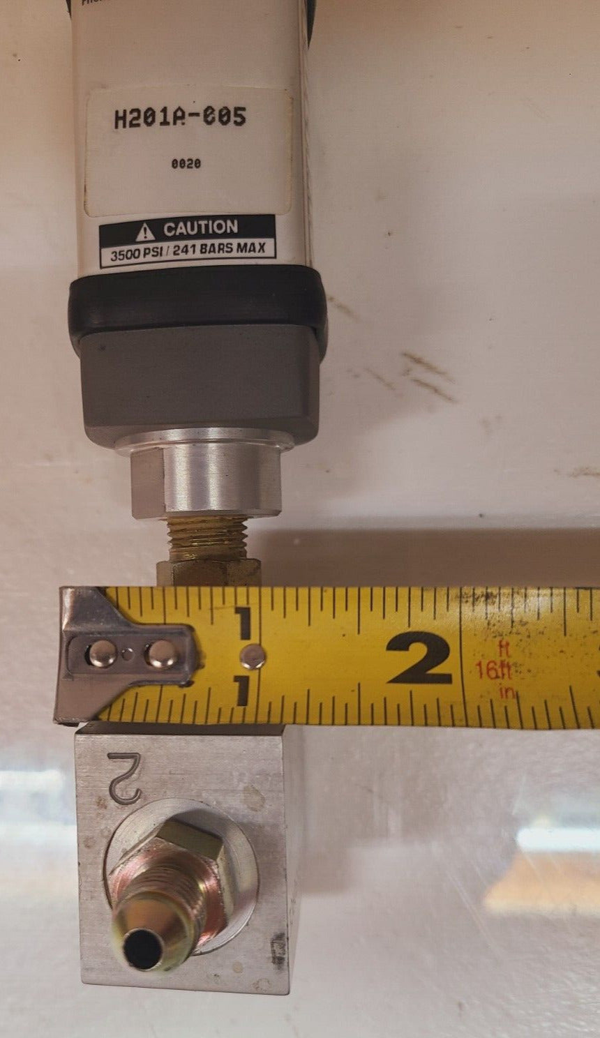 Hedland Mechanical Flowmeter H201A-005 & Manifold Valve 7024640 | FC08-20F V-C10