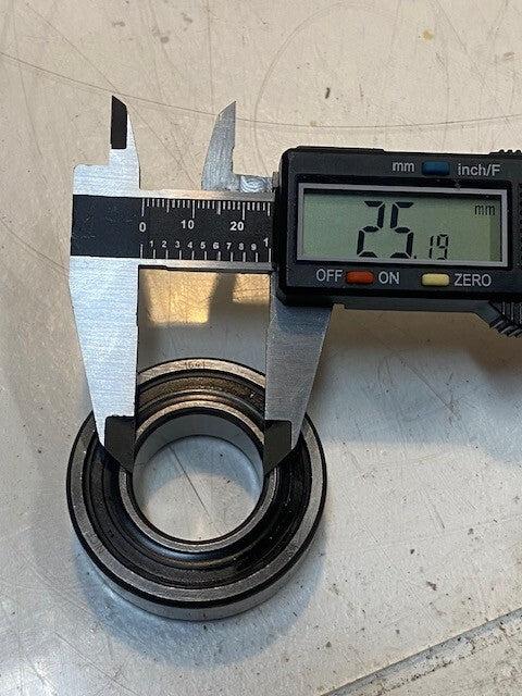 3 Quantity of NICE 1641DCTN Bearings 51mm OD 25mm Bore 14mm Thick (3 Quantity)