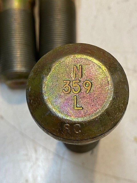 10 Quantity of RC Self Locking Wheel Stud Bolts N 359 L | 28mm Thread (10 Qty)